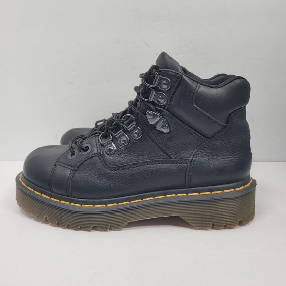 Dr. Martens 8699 Men's Black Leather Lace Up Boots US Size 5 / Wo's US Size 6 - Picture 2 of 10